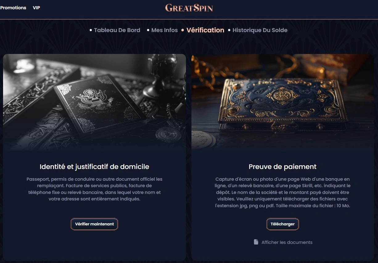 Formulaire d'inscription sécurisé pour nouveaux joueurs