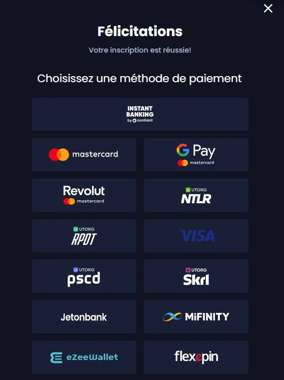 Effectuez vos dépôts rapidement avec les options bancaires de GreatSpin